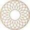 Ekena Millwork Cannes Wood Fretwork Pierced Ceiling Medallion, Alder, 34"OD x 11 5/8"ID x 3/8"T CMWP34X34X0375CNAL - alternate 4